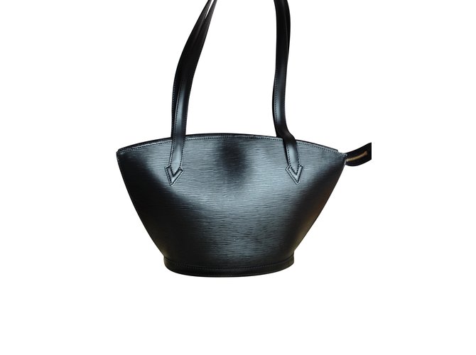 Saint Jacques Louis Vuitton Handbags Black Leather  ref.6293