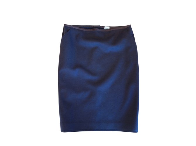 Hermès Skirts Brown Wool  ref.6300