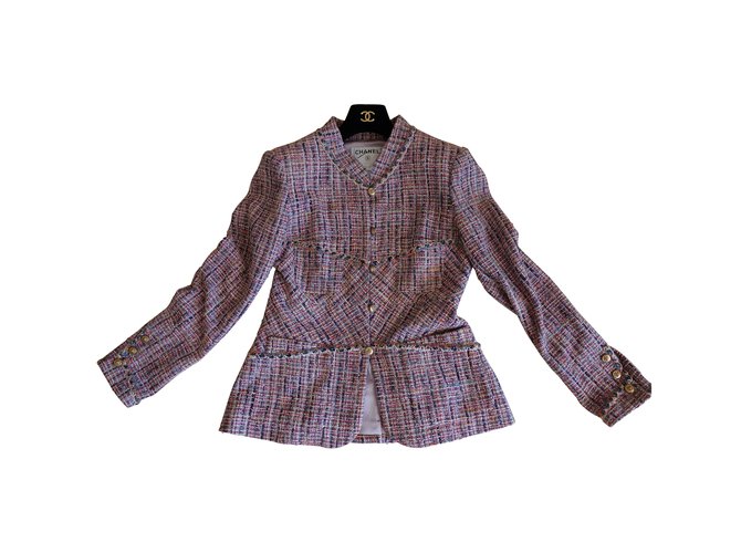 Chanel Jackets Multiple colors Tweed  ref.6379