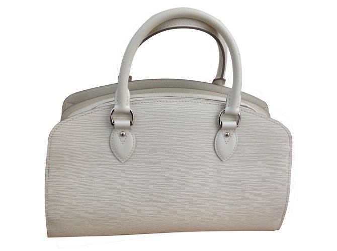 Louis Vuitton Handtaschen Weiß Leder  ref.6496