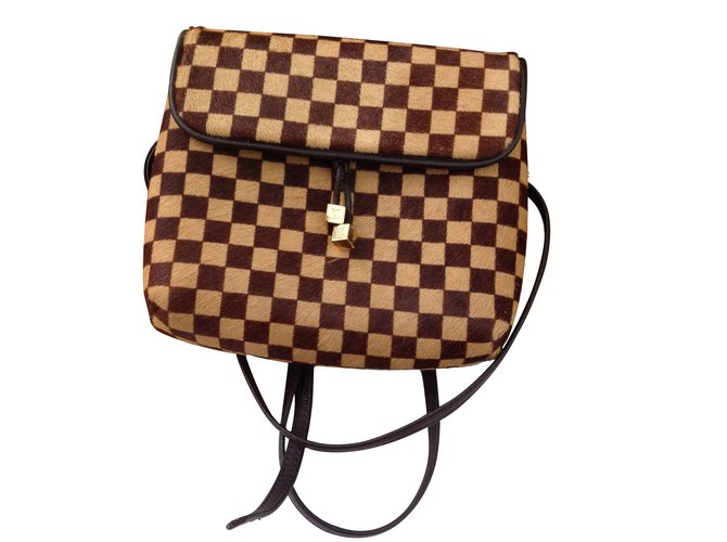 Louis Vuitton Handbags Brown Pony-style calfskin  ref.6546