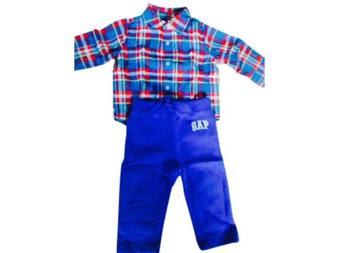 Gap Outfits Blue Cotton  ref.6645