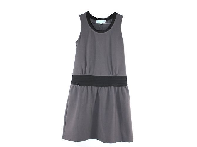 Juju s'amuse Kleider Schwarz Taupe