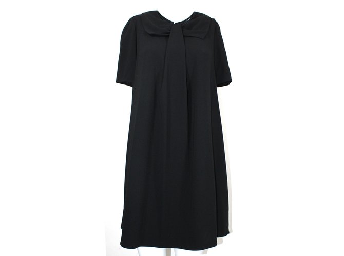 Claudie Pierlot Dresses Black Polyester Triacetate  ref.6827