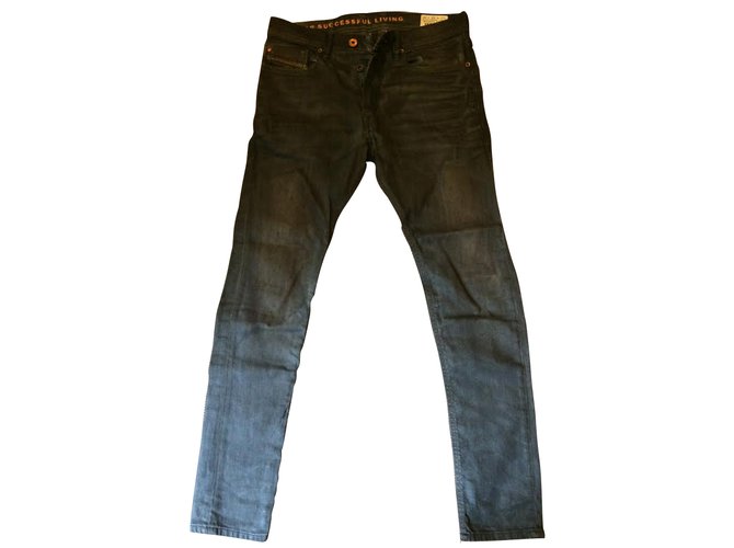 Diesel Jeans Black Denim  ref.7110