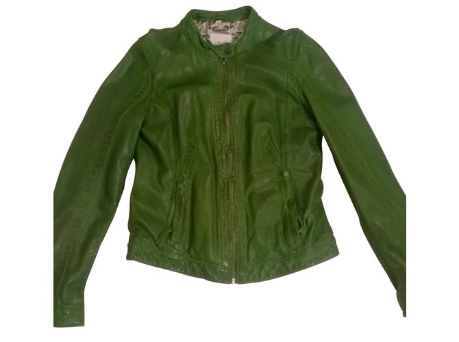 Oakwood Jackets Green Leather  ref.7120