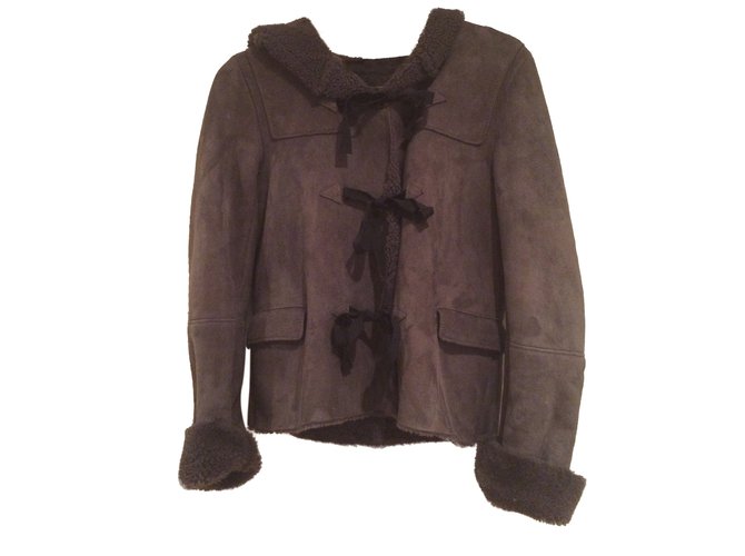 Madame A Paris Coats, Outerwear Grey Wool  ref.7151