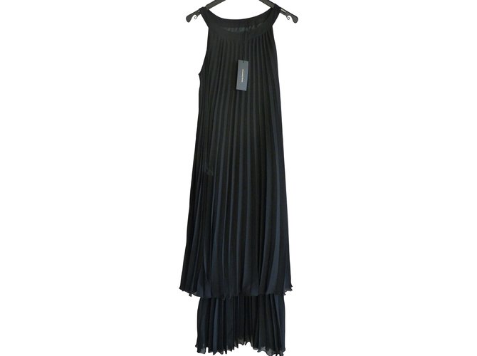 Madame A Paris Robes Polyester Noir  ref.7333