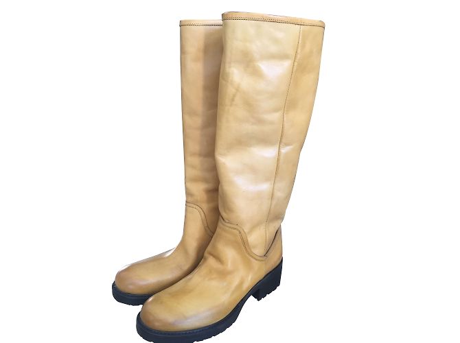 Alberto Fermani Stiefel Gelb
