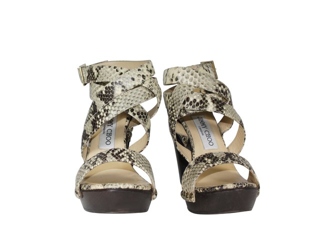 Jimmy Choo Sandals Exotic leather  ref.7383