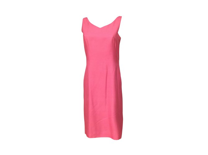 Ann Taylor Dresses Pink Silk  ref.7488