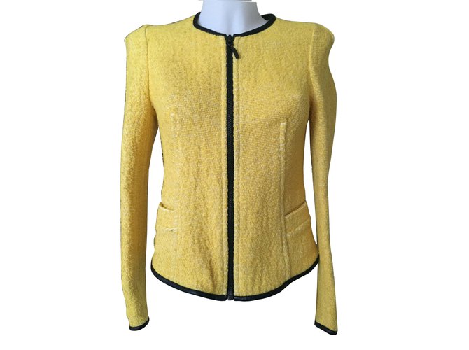 Zara Jackets Yellow Polyester  ref.7504