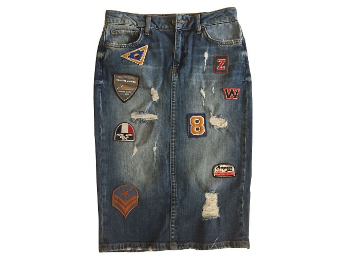 Zara Jeansrock blau XS