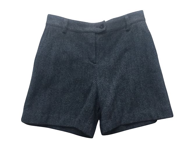 See by Chloé Wollshorts Dunkelgrau Anthrazitgrau
