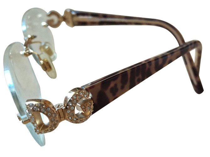 Dolce & Gabbana Sonnenbrille Leopardenprint  ref.7574