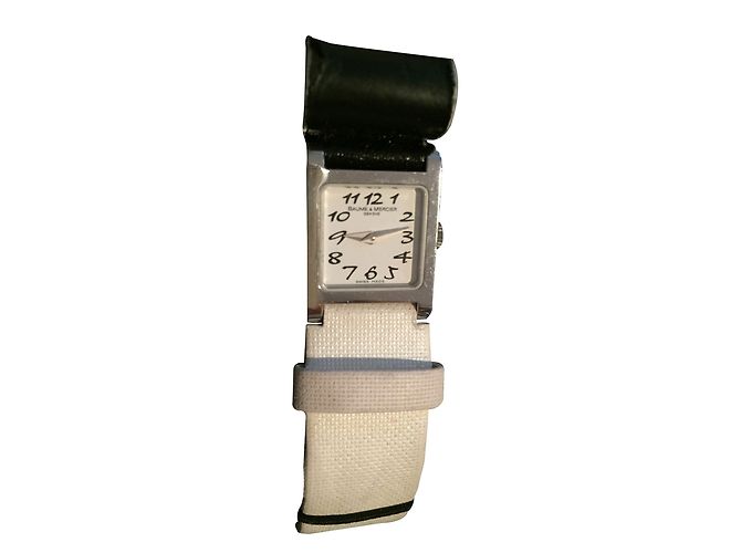 Relógio Baume & Mercier Vice Versa em aço com diamante Prata