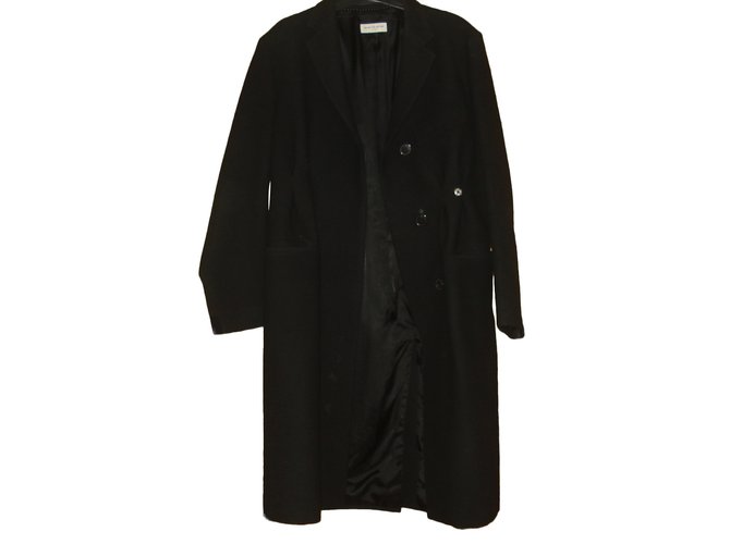Dries Van Noten Coats, Outerwear Black Wool  ref.7593