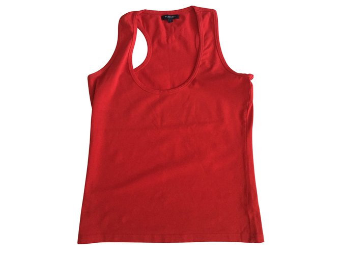 Burberry Tops Coton Rouge  ref.7613