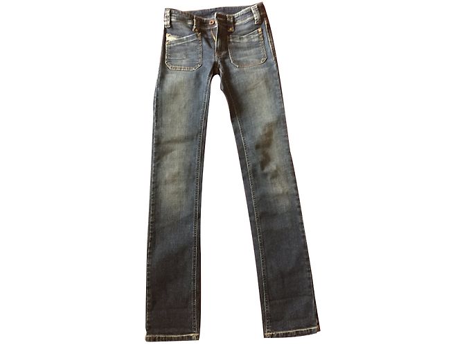Jeans Diesel Keate em denim azul