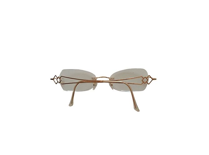 Autre Marque Henry Jullien Sonnenbrille Gold Golden