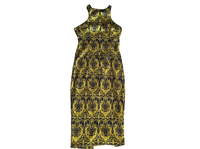 Autre Marque Vestido sem mangas com cintura AX Paris Multicor
