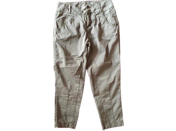 Autre Marque Pantalon Kaporal Coton Kaki  ref.7817