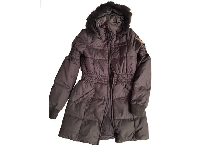 Victoria Casal Coats, Outerwear Grey Polyester  ref.7846