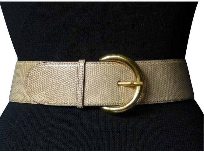 Lanvin Belts Beige Leather  ref.7946