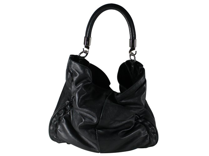 Yves Saint Laurent Handbags Black Leather  ref.7977