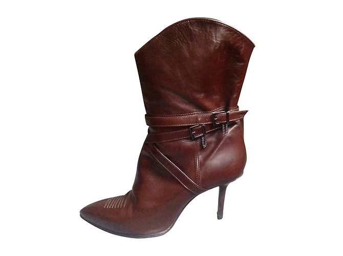 Rodolphe Menudier Bottines Chocolat