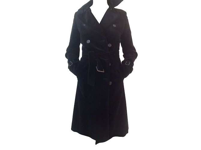 Véronique Branquinho Trench in pelle Nero