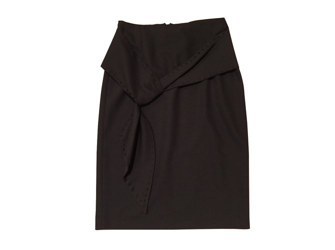 Autre Marque Skirts Black Polyester  ref.8131