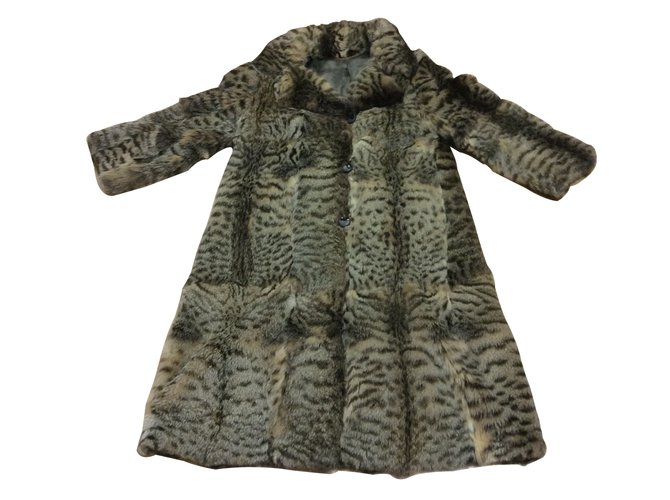 Autre Marque Coats, Outerwear Brown Fur  ref.8138
