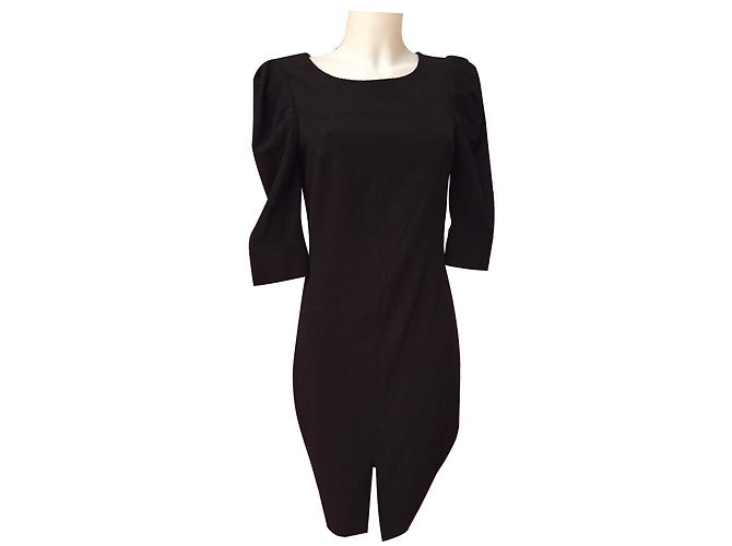Autre Marque Apart Schwarzes Tailliertes Kleid Größe 36