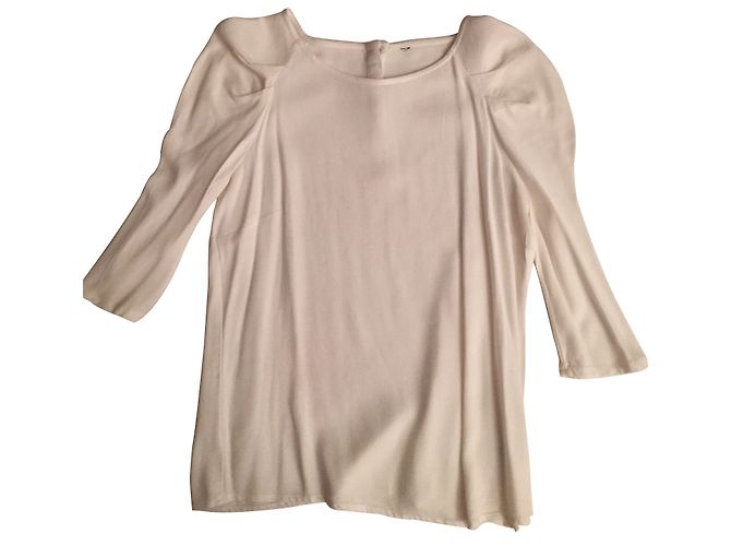 Zara Top Beige Polyester 36