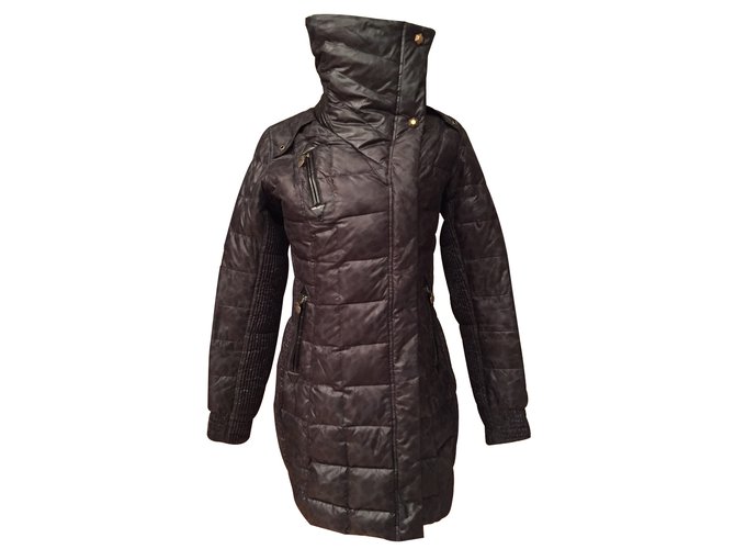 Autre Marque Coats, Outerwear Khaki Polyester  ref.8206