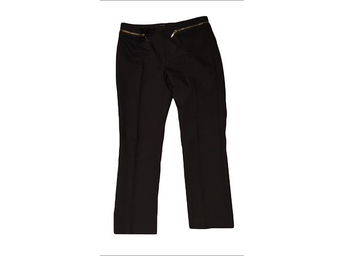 Zara Hose schwarz mit Reißverschluss an der Taille