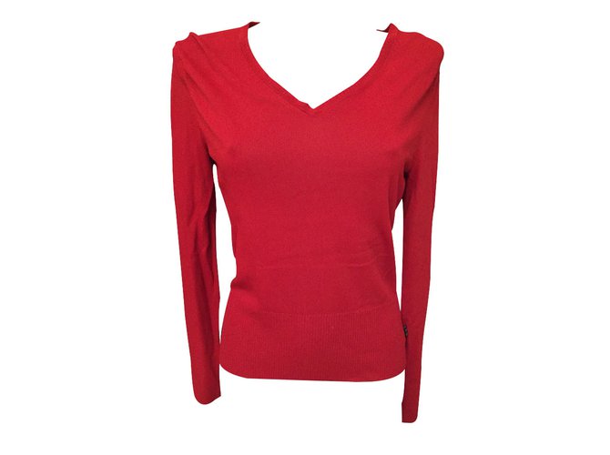 Autre Marque Knitwear Red Polyester  ref.8249