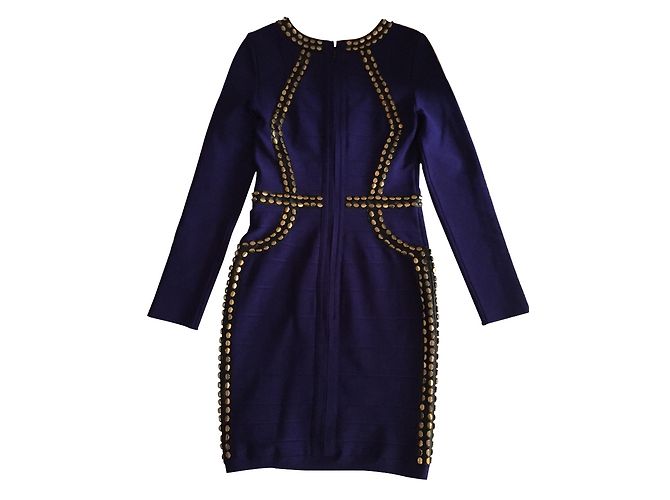 Autre Marque Forever 21 Kleid Lila Stretch Größe 38