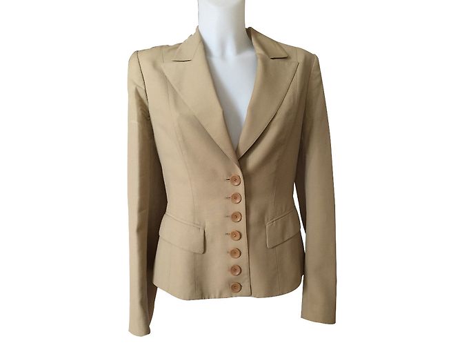 Georges Rech beige wool jacket size 38