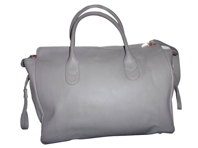 Cuir Ref 8326 Repetto Sacs Main Gris Closet Joli À 1FJ3lcTK