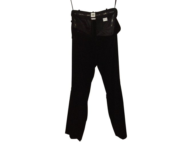 Hermès Pantalon Velours Noir  ref.8378