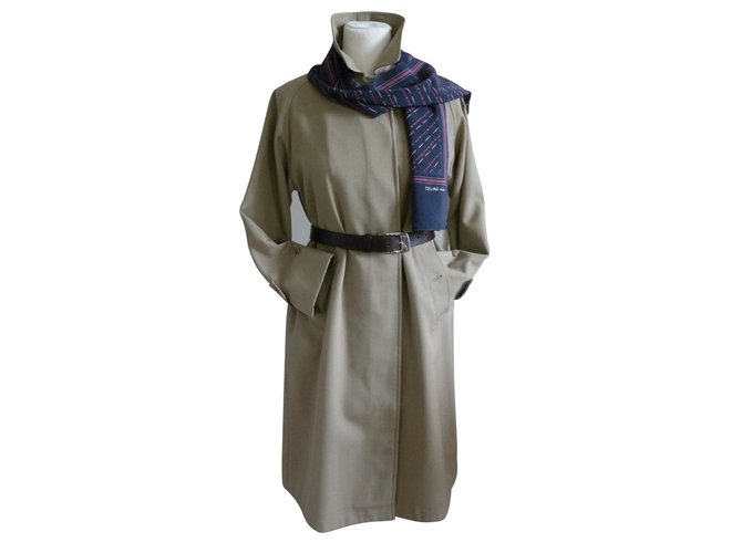 Burberry Prorsum Solgardine-Trenchcoat Beige Wolle  ref.8476
