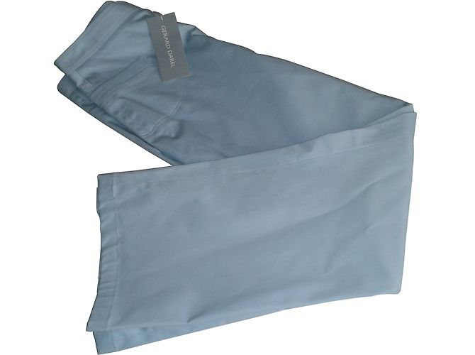 Pantalones 7/8 de algodón azul Gerard Darel