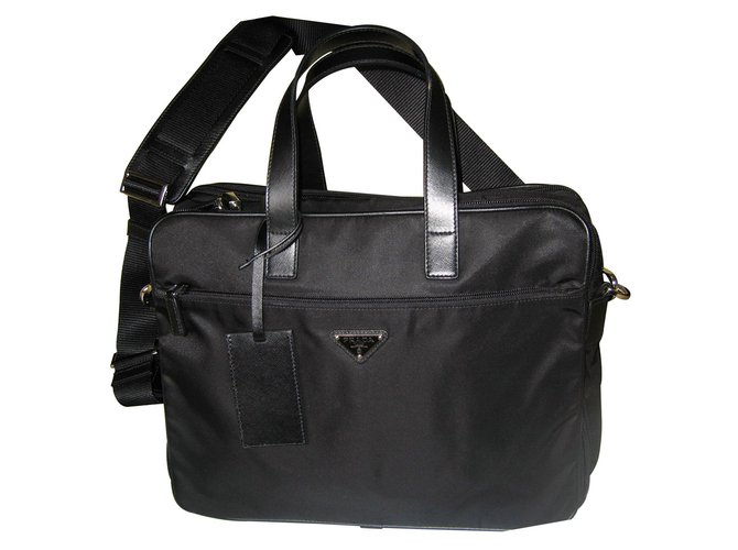 Prada Bags Briefcases Black  ref.8547