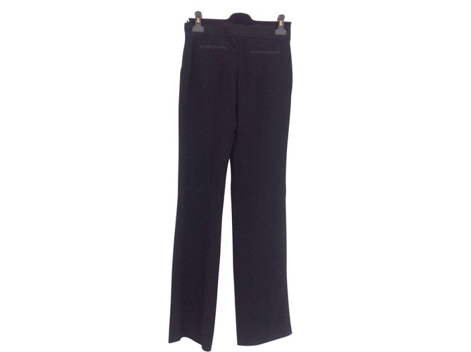 Louis Vuitton Pants, leggings Blue Viscose  ref.8590