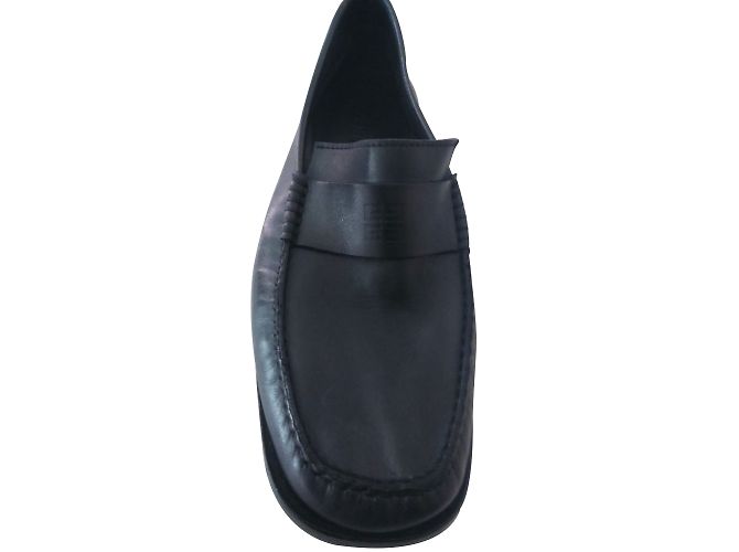 Givenchy Leder Slipper Blau
