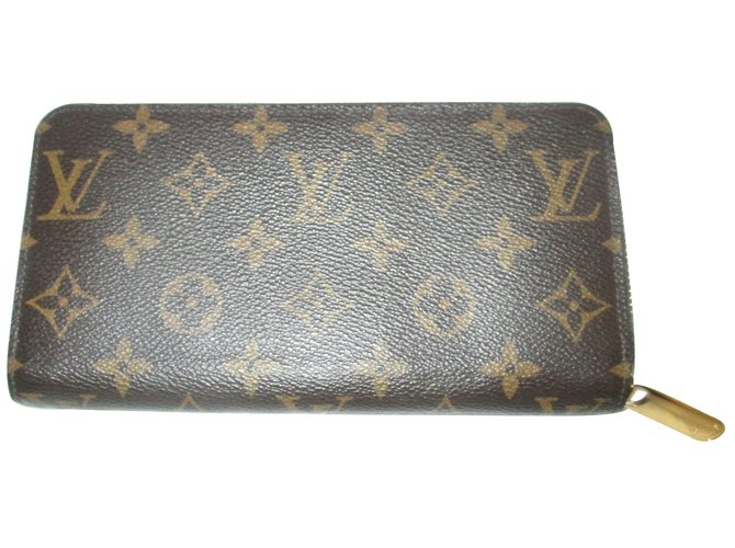 Zippy Louis Vuitton Wallets Brown Leather  ref.8776