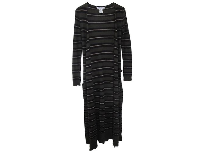 Sonia Rykiel Weste Maxi aus blauem Kaschmir