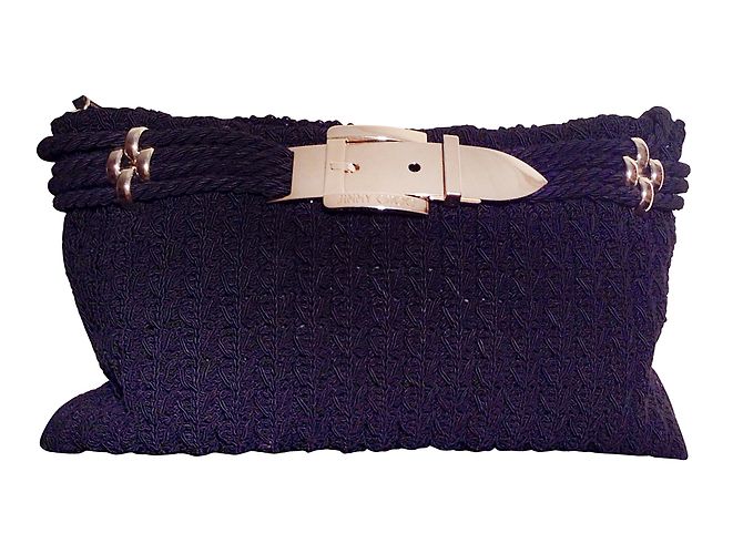 Jimmy Choo Abendtasche Clutch Schwarz